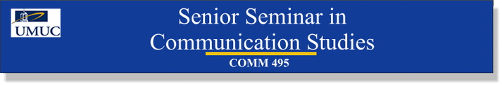 Link to COMM 495 Senior Seminar in Communication Stuides